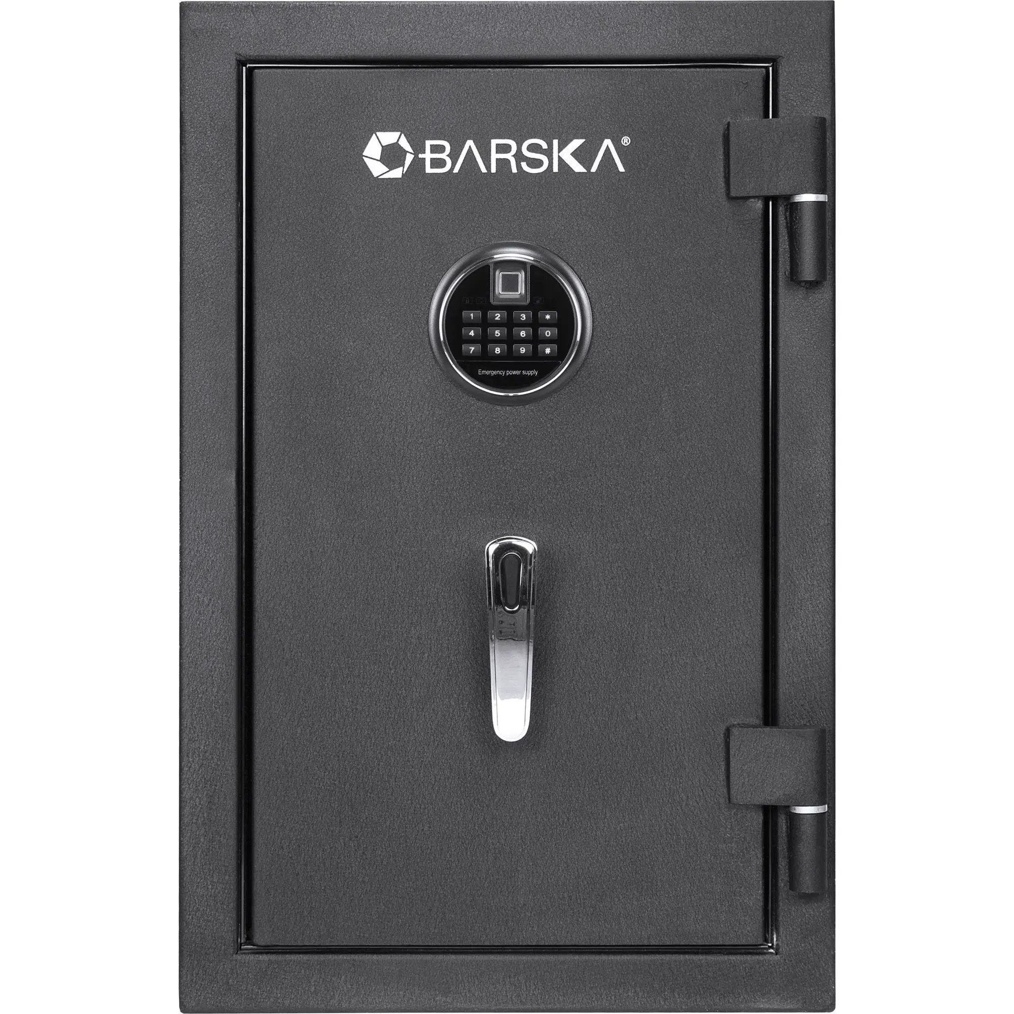2.02 Cubic Ft Biometric Keypad Fire Resistant Safe - Black by HouseOfZazla