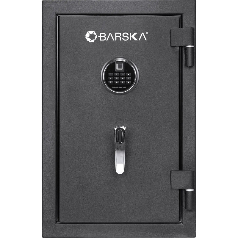 2.02 Cubic Ft Biometric Keypad Fire Resistant Safe - Black by HouseOfZazla