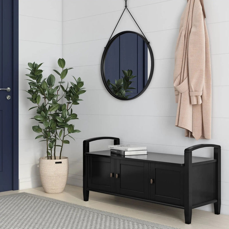 Warm Shaker - Handcrafted Entryway Storage Bench by Unique Piece Furniture