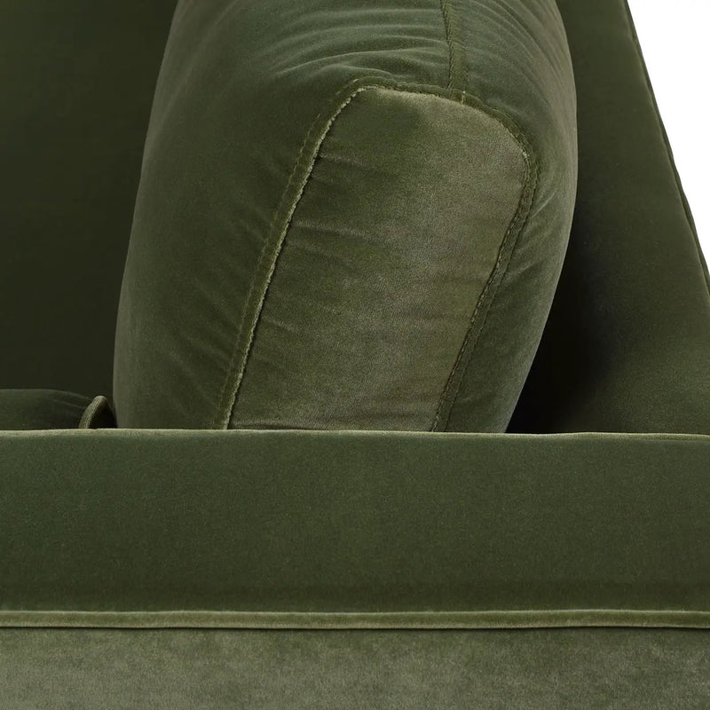 Nicholi - Mid-Century Modern Sofa - Olive Green by HouseOfZazla