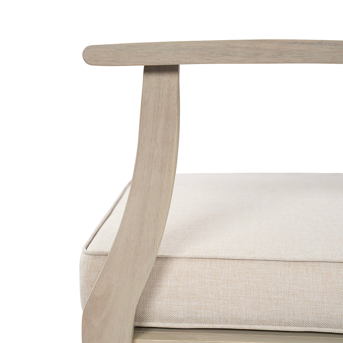 Perla Right Armchair with Waterproof Fabric - Natural/Beige, photo 9 of 10