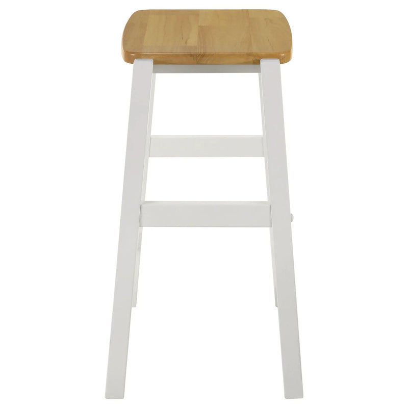 Cowichan - Backless Counter Stool (Set of 2) - White by HouseOfZazla