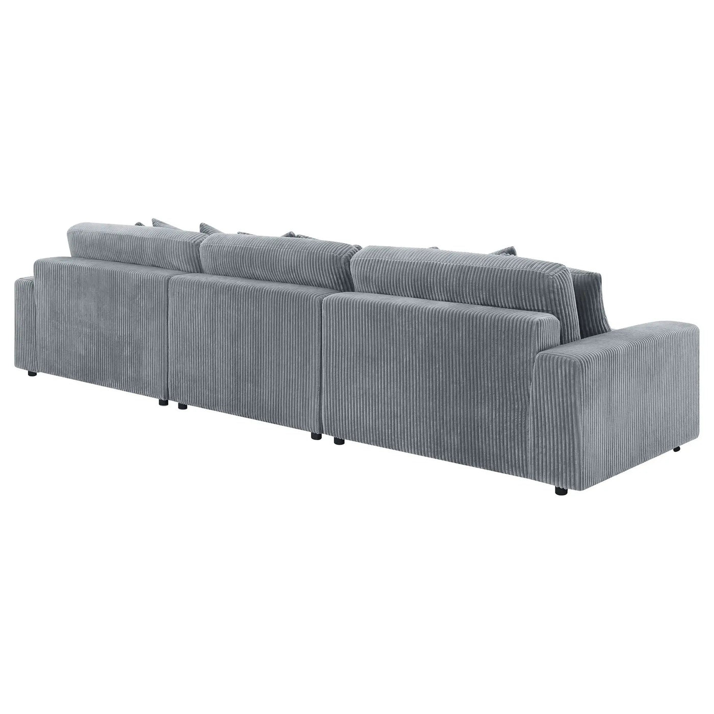 Cassidy - Upholstered Sectional Sofa With Reversible Cushions by HouseOfZazla