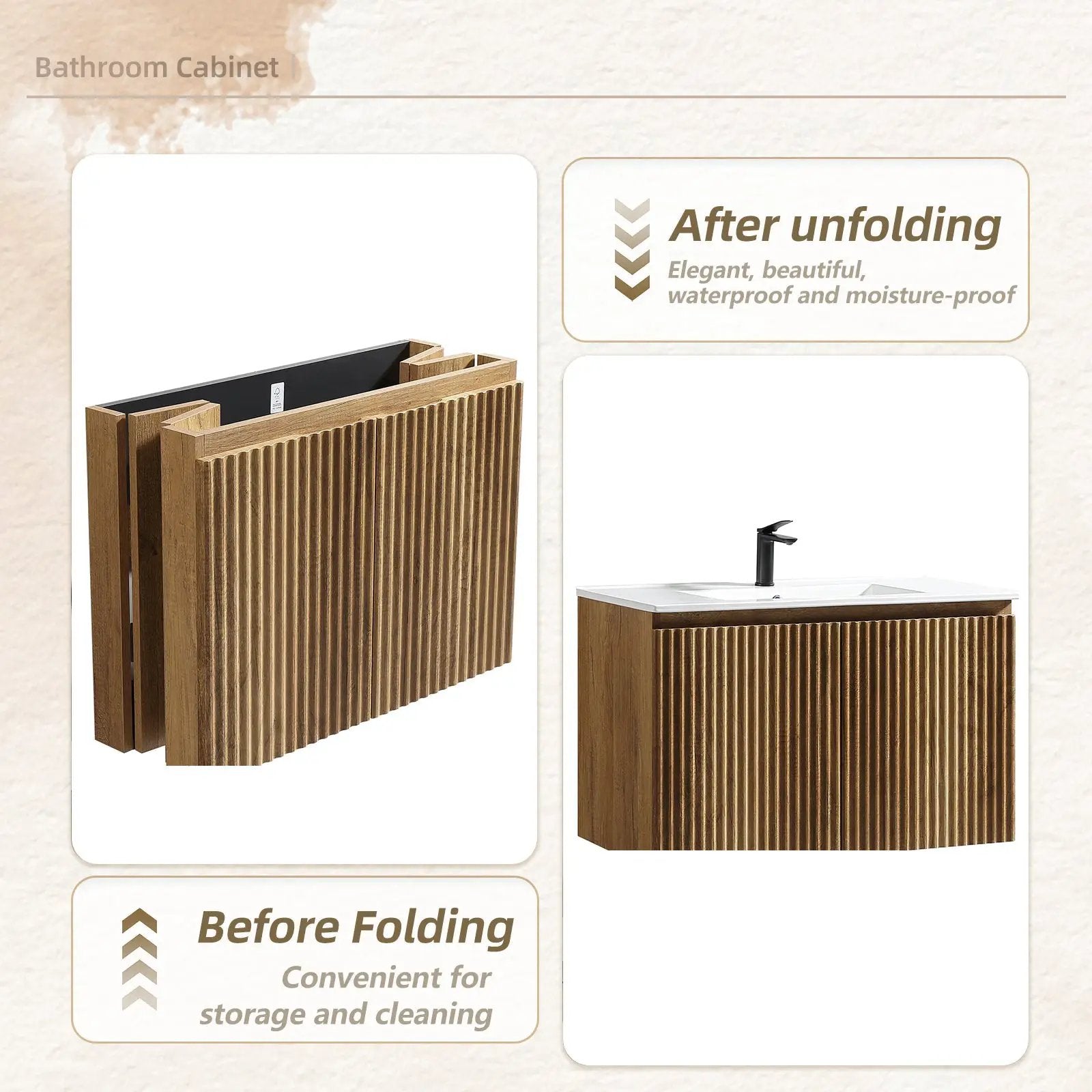 30inch Gloden Bathroom Vanity by HouseOfZazla