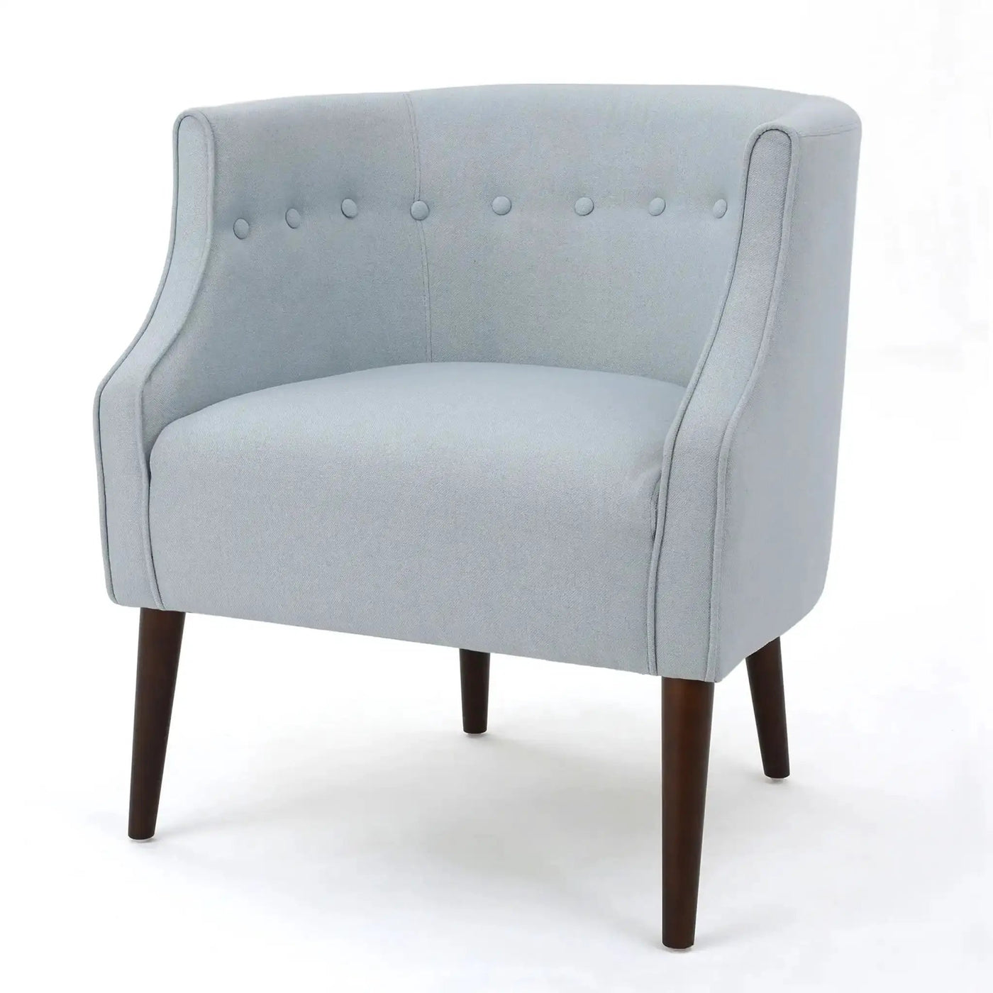 Contemporary Upholstered Club Chair With Button Tufting by HouseOfZazla