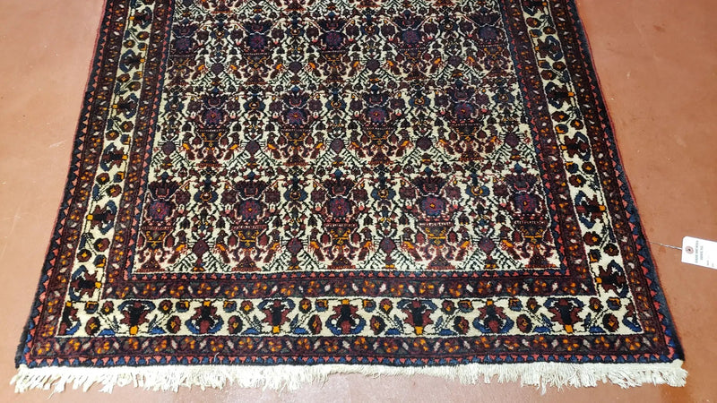 Persian Afshar Rug 3.6 x 5, Zili Sultan Pattern, Wool by Jewel Rugs