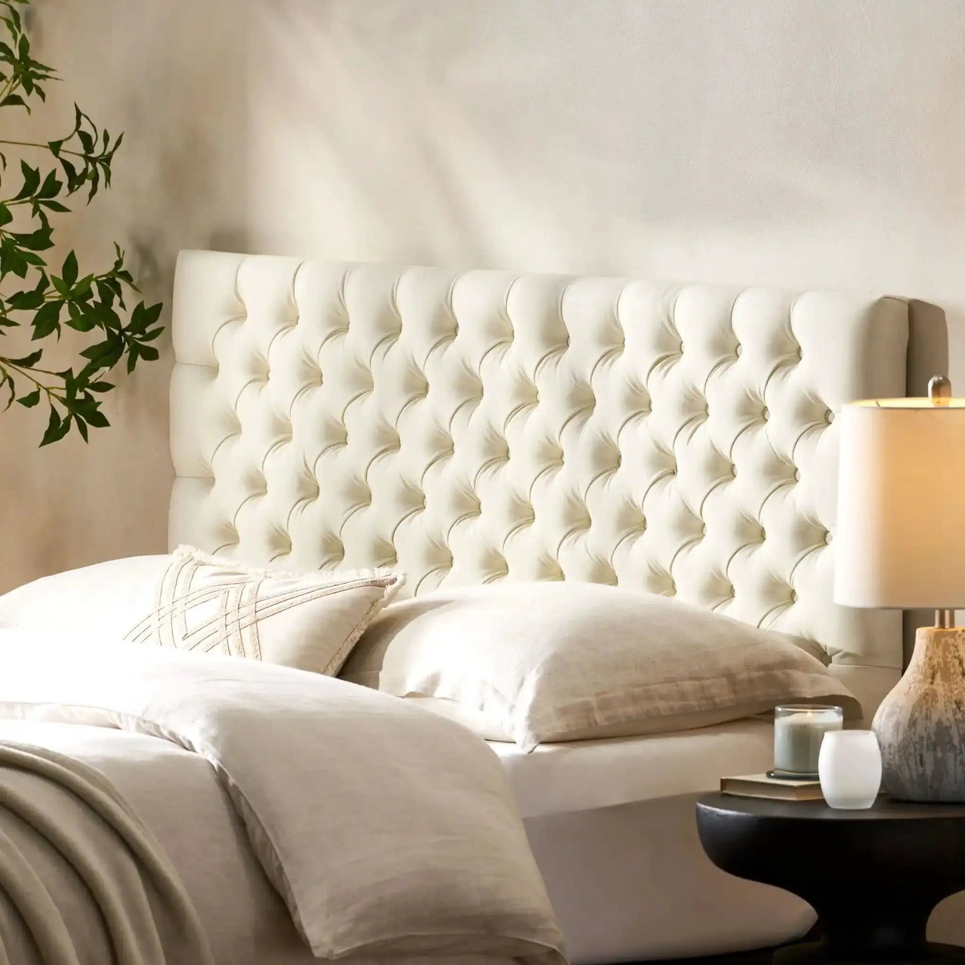 Annecy Contemporary Upholstered Headboard by HouseOfZazla