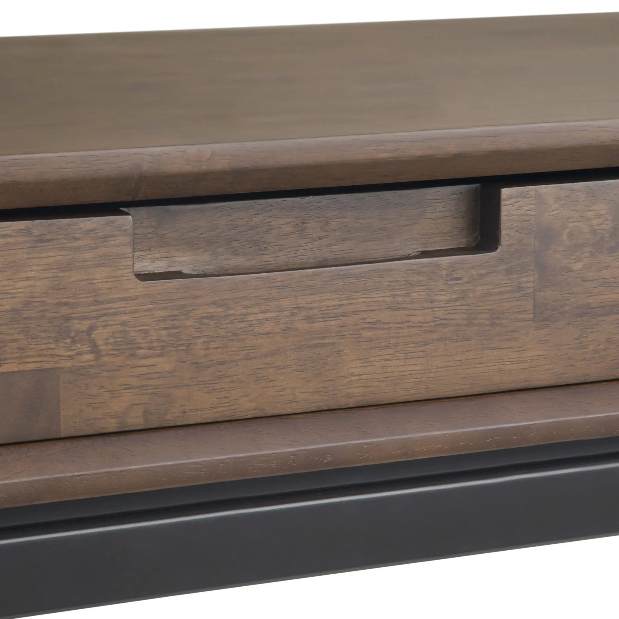 Banting - Mid Century Wide Desk, Handcrafted by Unique Piece Furniture