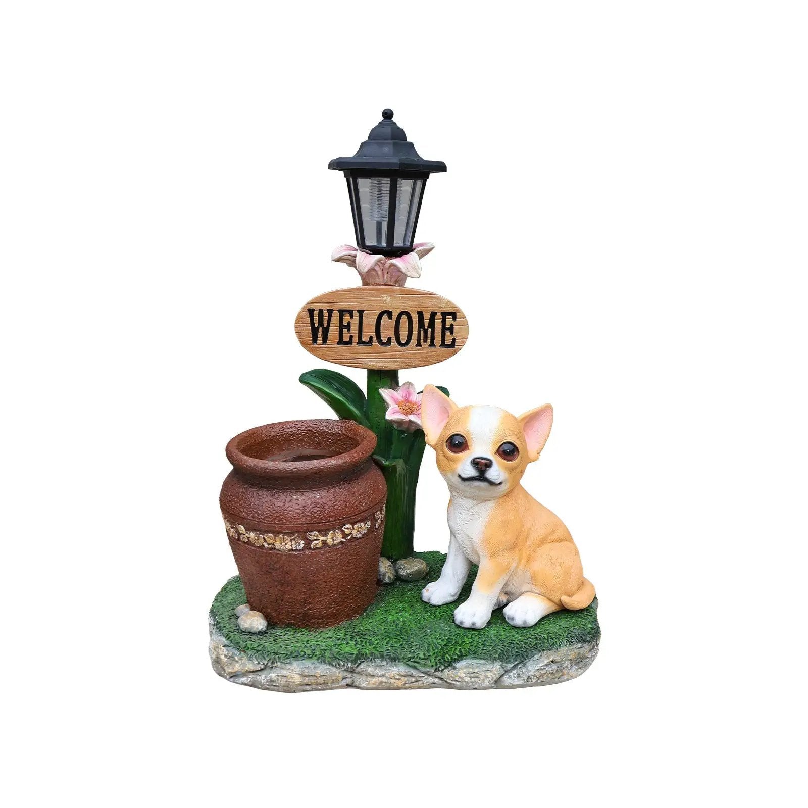 Sitting Corgi Dog Planter Outdoor Decor by HouseOfZazla