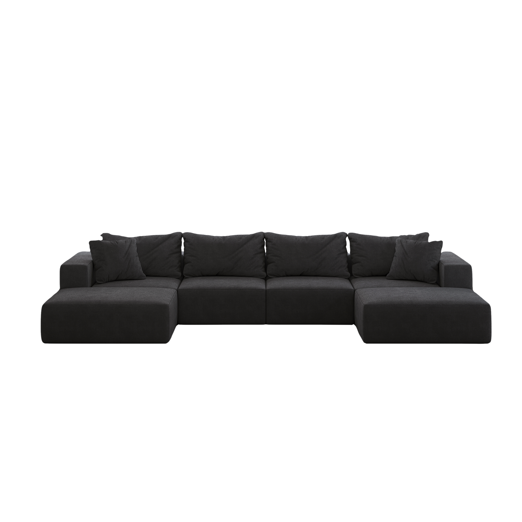 Oversized Sponge Cloud Sofa - Modern Sectional Couch Set by HouseOfZazla