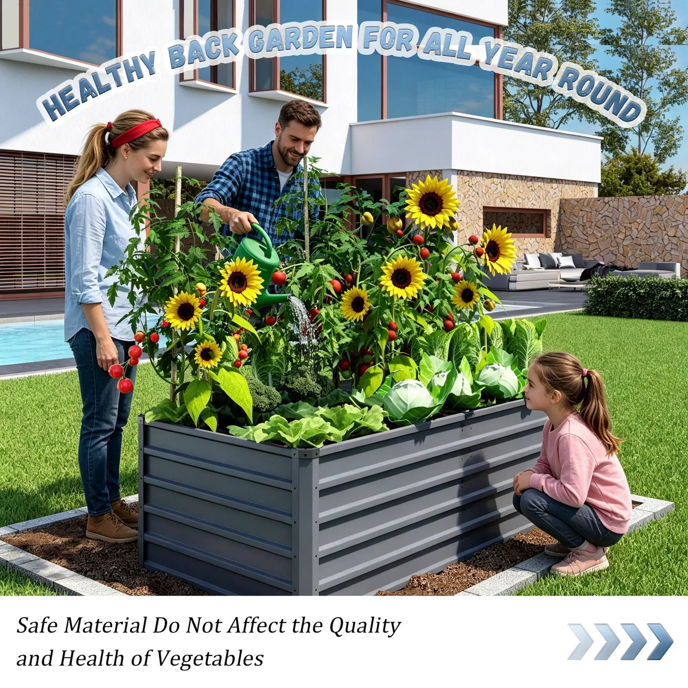 Large Garden Bed For Outdoor by HouseOfZazla