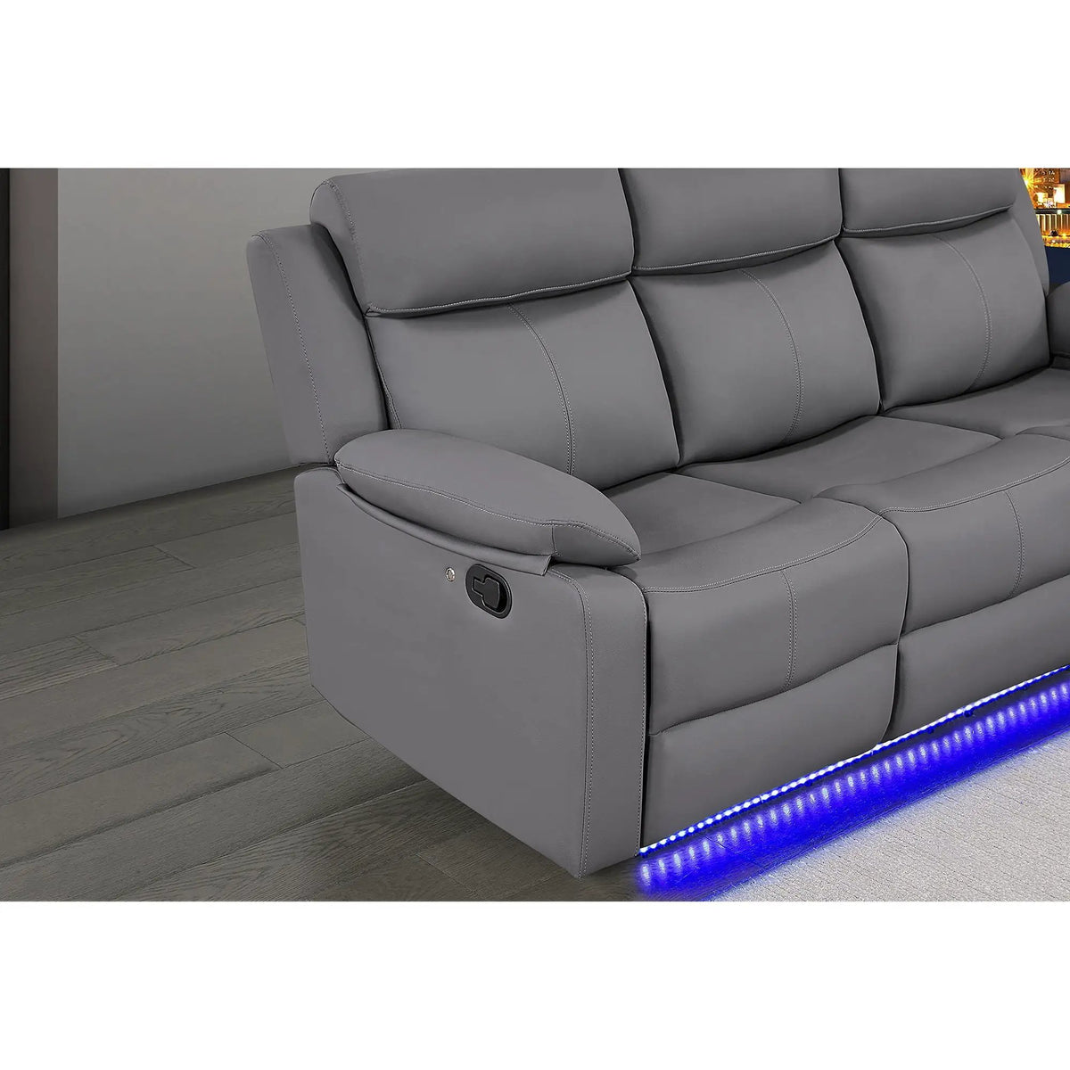 Blanche - Console Reclining Loveseat With LED Lights And Speakers, photo 8 of 13