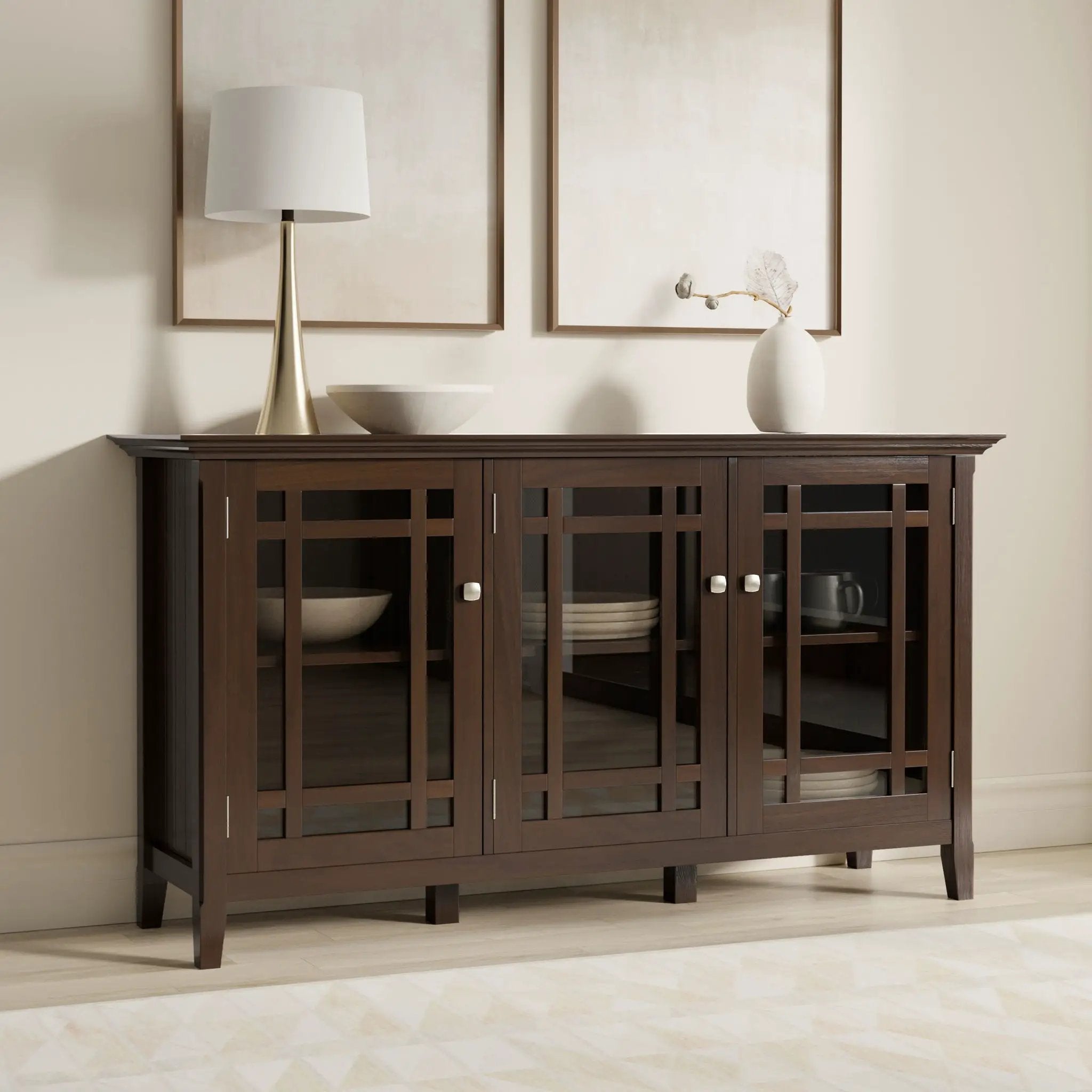 Bedford - Storage Cabinet With Adjustable Shelves - Brown by HouseOfZazla