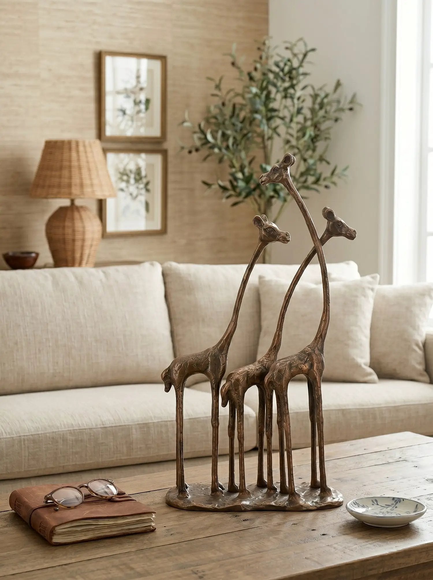Giraffe Sculpture - Animal Statue Decor by HouseOfZazla