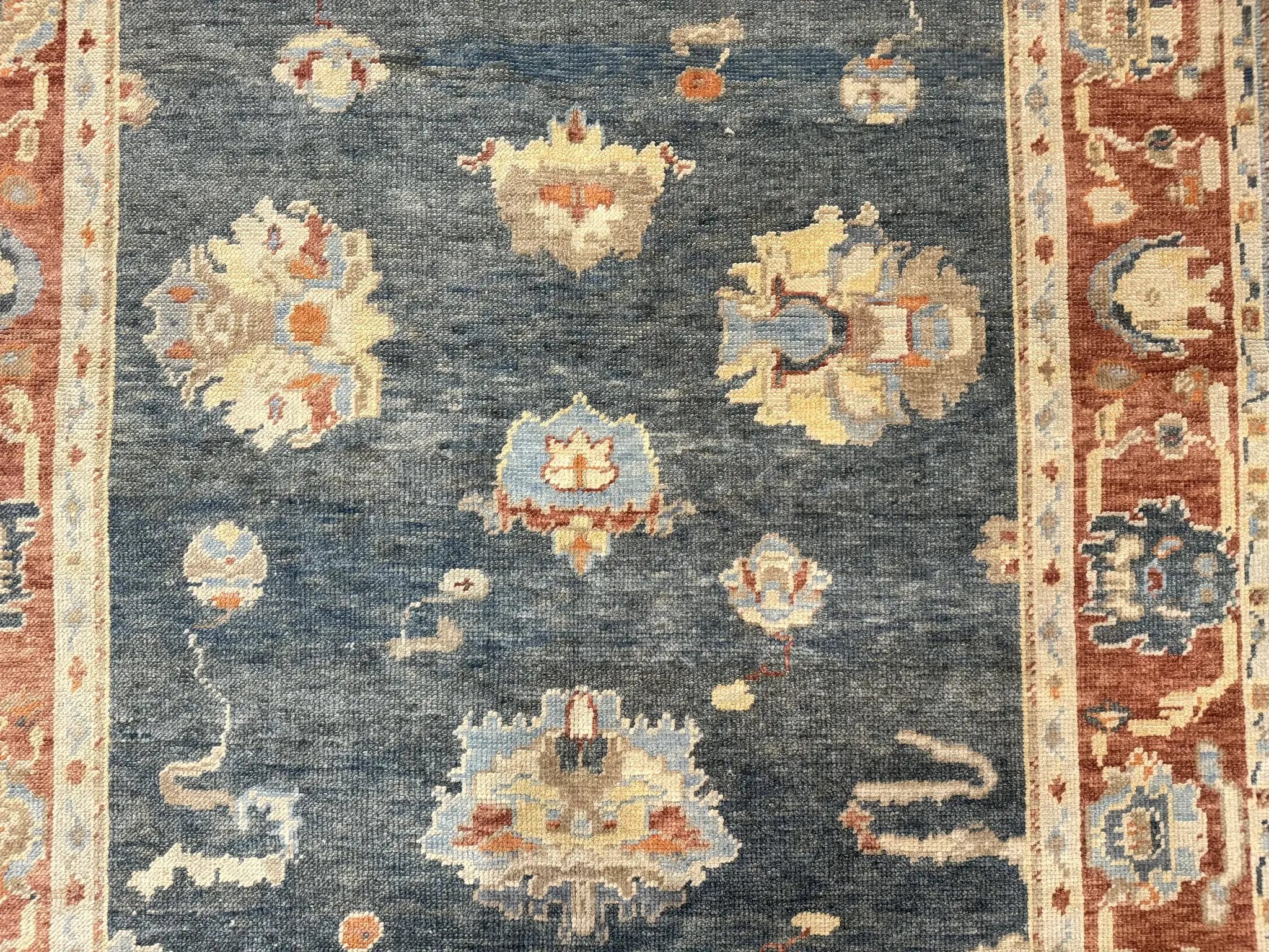 Turkish Oushak Rug 6x9, Sultanabad Carpet, Medium Size Oriental Rug by Jewel Rugs