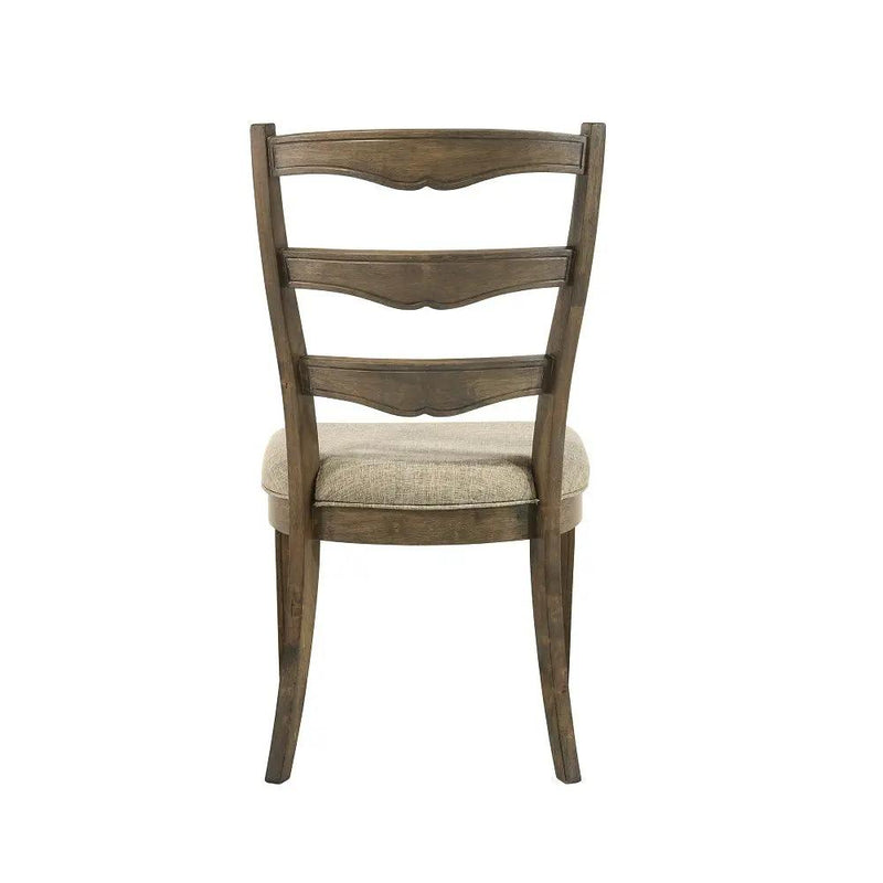Parfield - Side Chair (Set of 2) - Fabric & Weathered Oak by Unique Piece Furniture