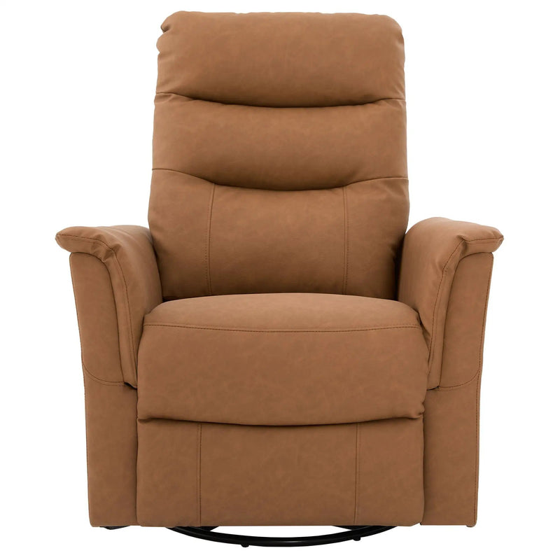 Manual Recliner Chair With 8-Point Massage and Swivel Function by HouseOfZazla