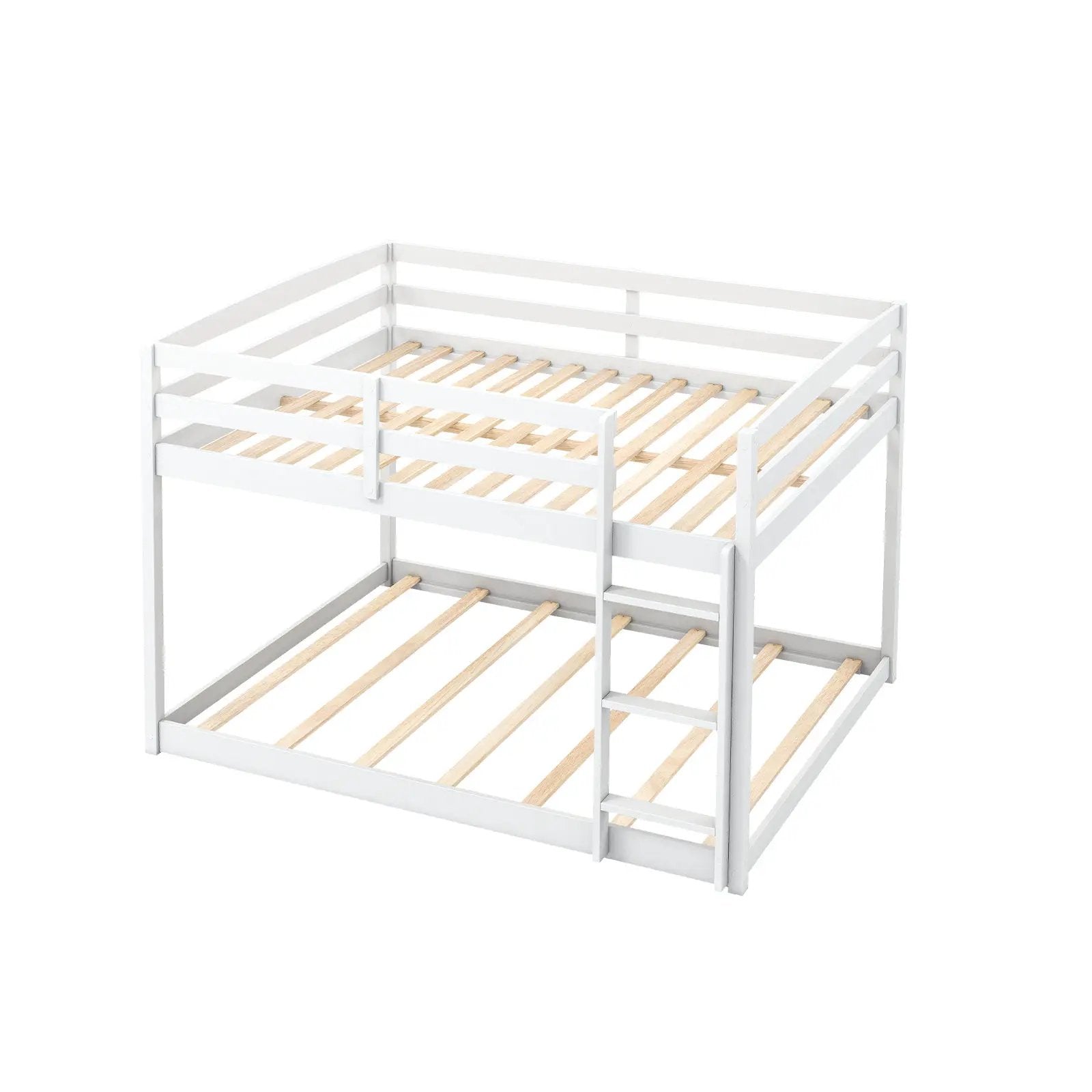 Full Over Full Bunk Bed Low-to-ground Bunk Bed by DirectDeals
