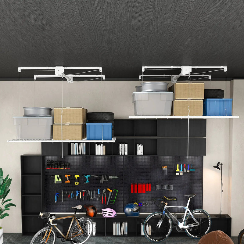 Overhead Garage Storage Rack - 4x8 FT by HouseOfZazla