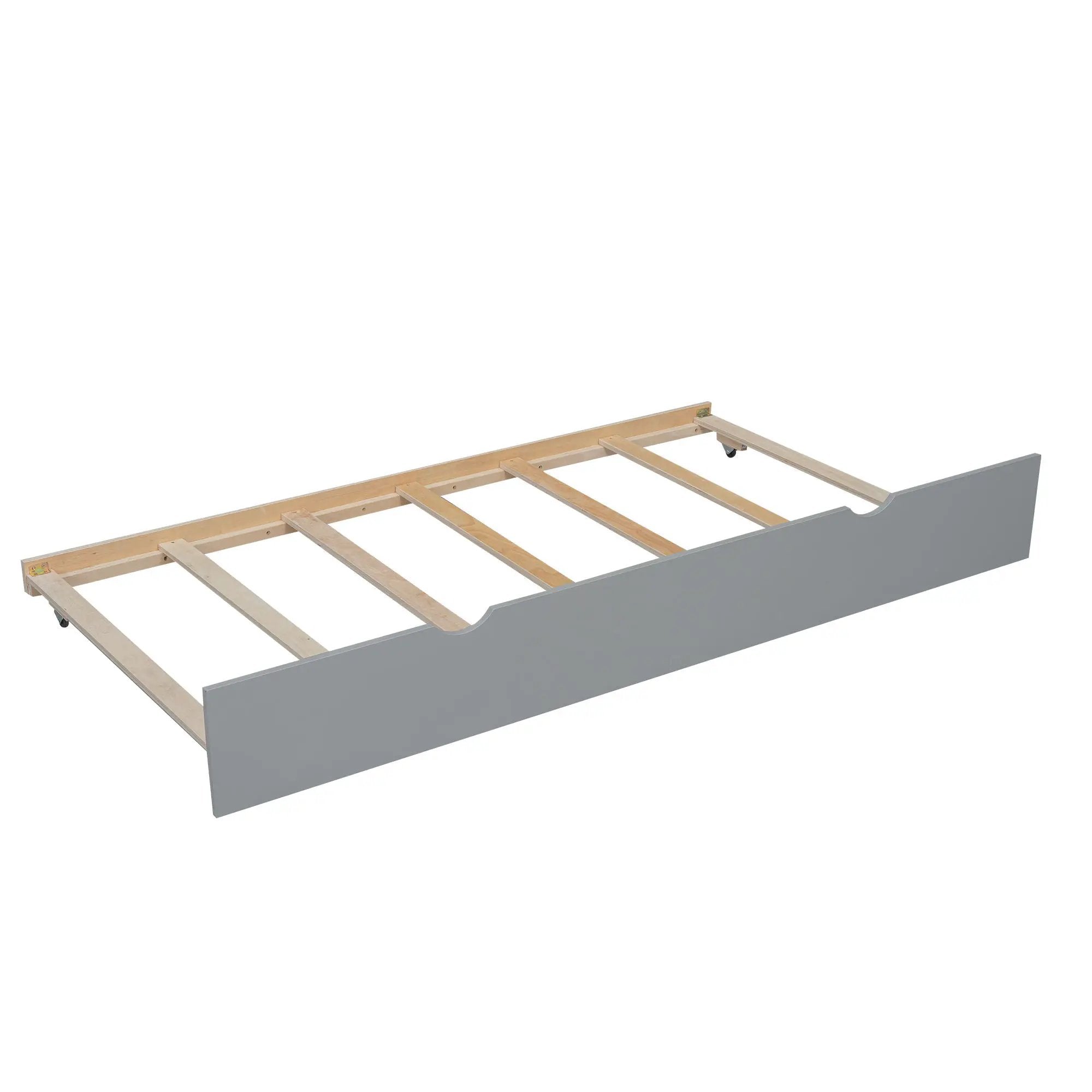 Bunk Bed With Ladder And Safety Guardrail