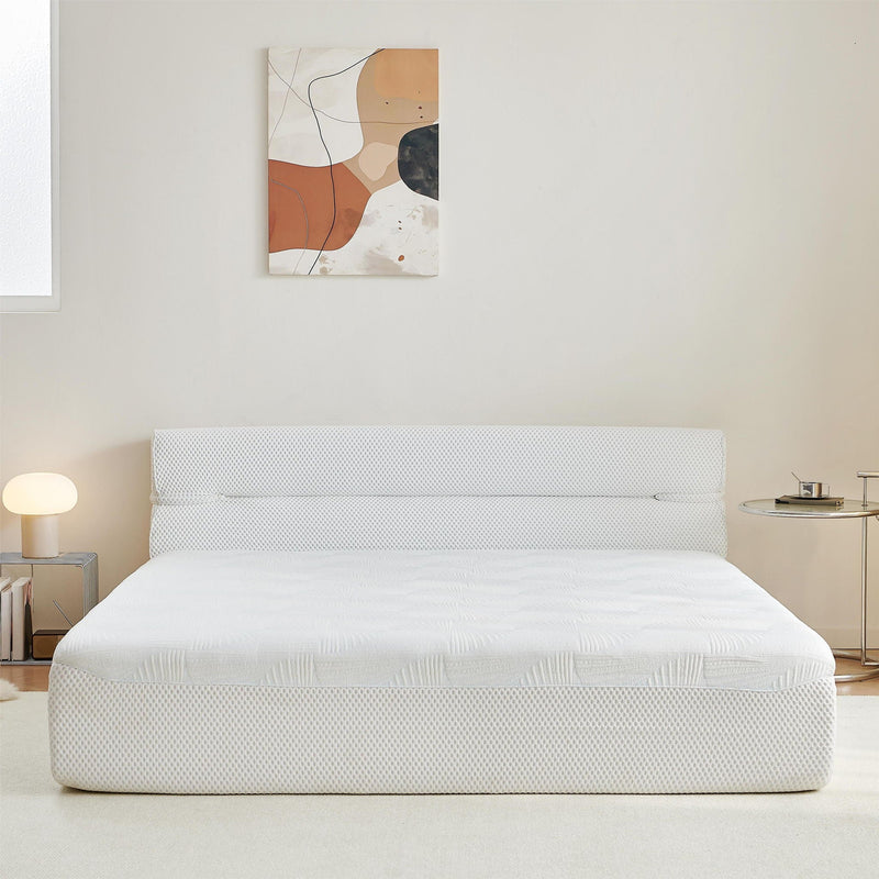 Mattress & Bed Frame With Cool, Pressure Relief, Motion Isolation by HouseOfZazla
