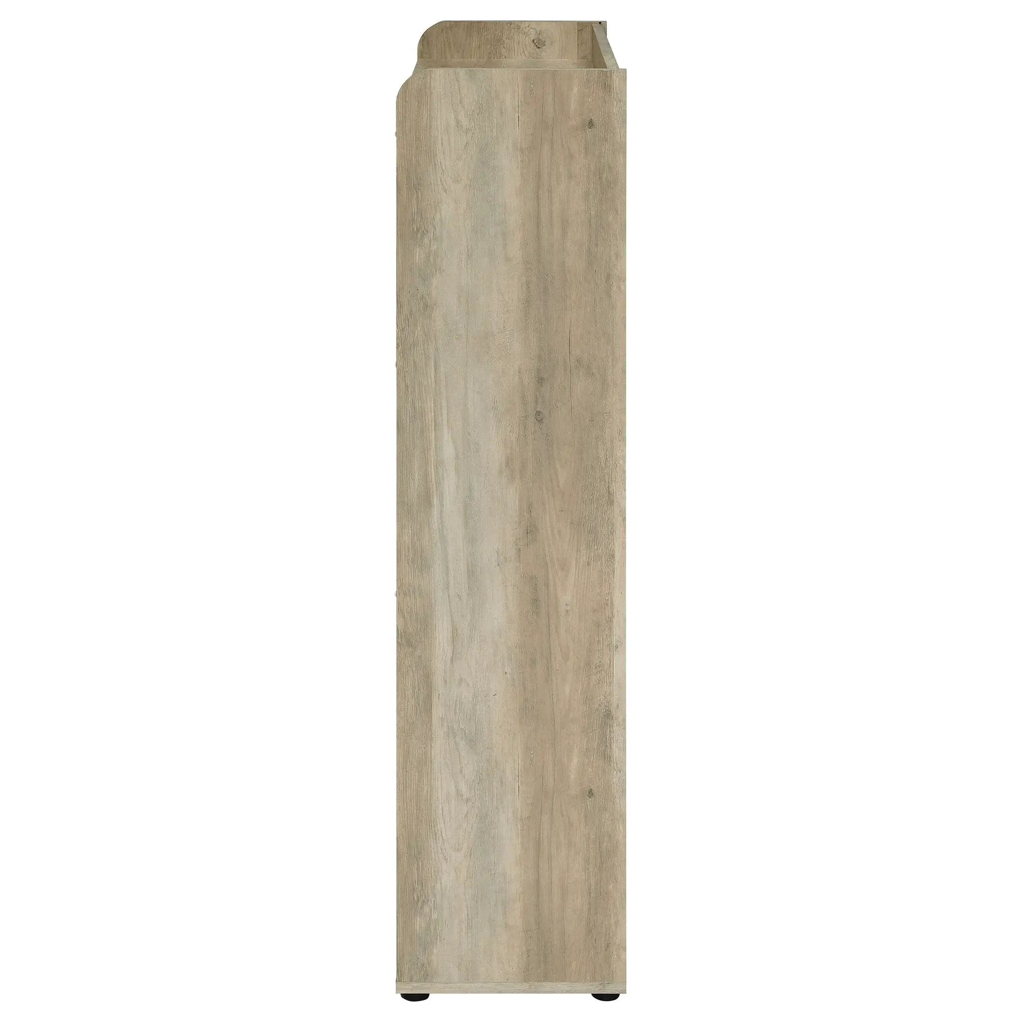 Denia 3-tier Engineered Wood Shoe Cabinet White by Unique Piece Furniture