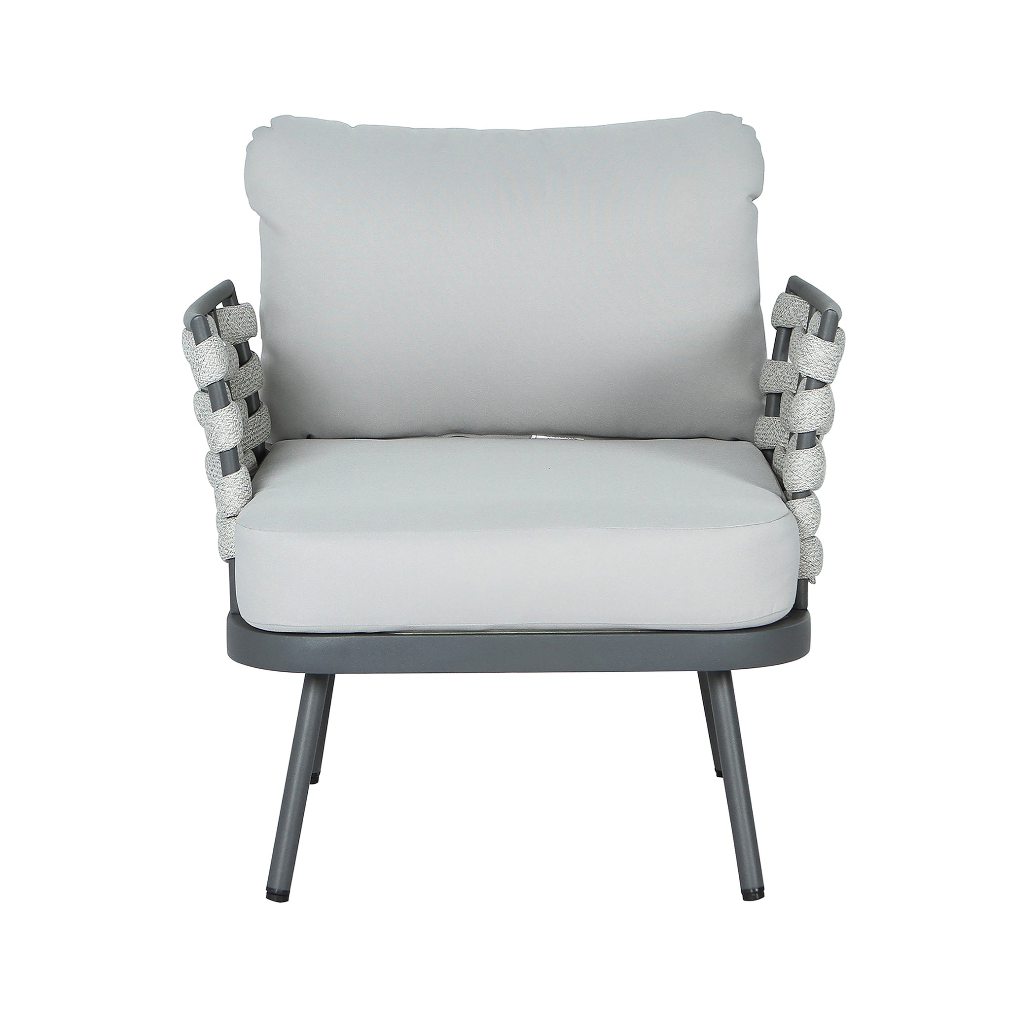 Mariano Steel 4-Pieces Conversation Set by HouseOfZazla