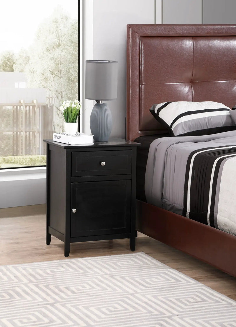 1 Drawer / 1 Door Nightstand by Unique Piece Furniture