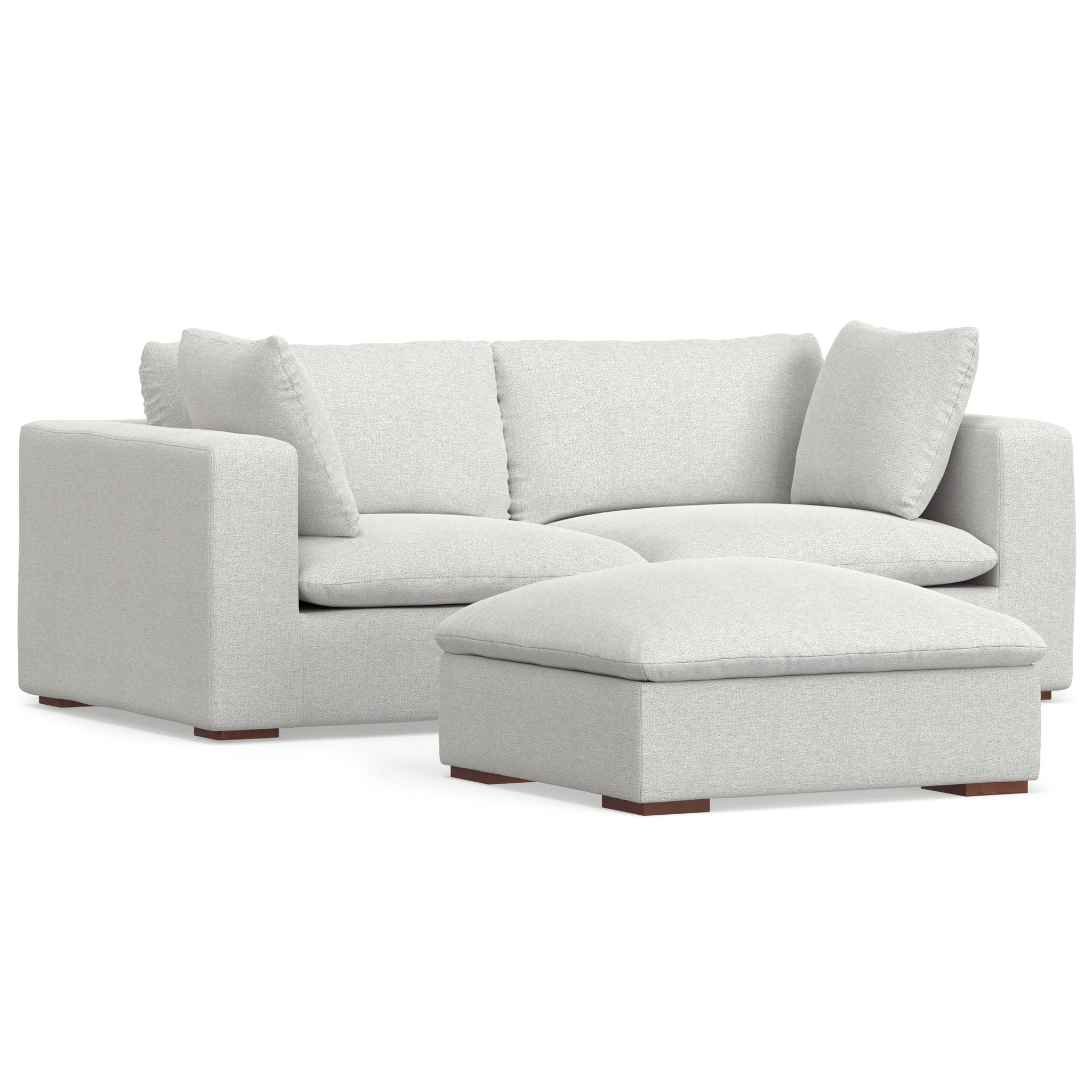 Jasmine - Handcrafted Sofa And Ottoman by HouseOfZazla