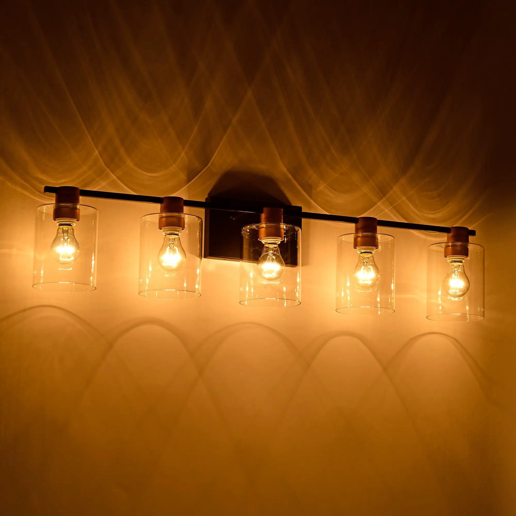 5-Light Matte Bathroom Lighting by HouseOfZazla