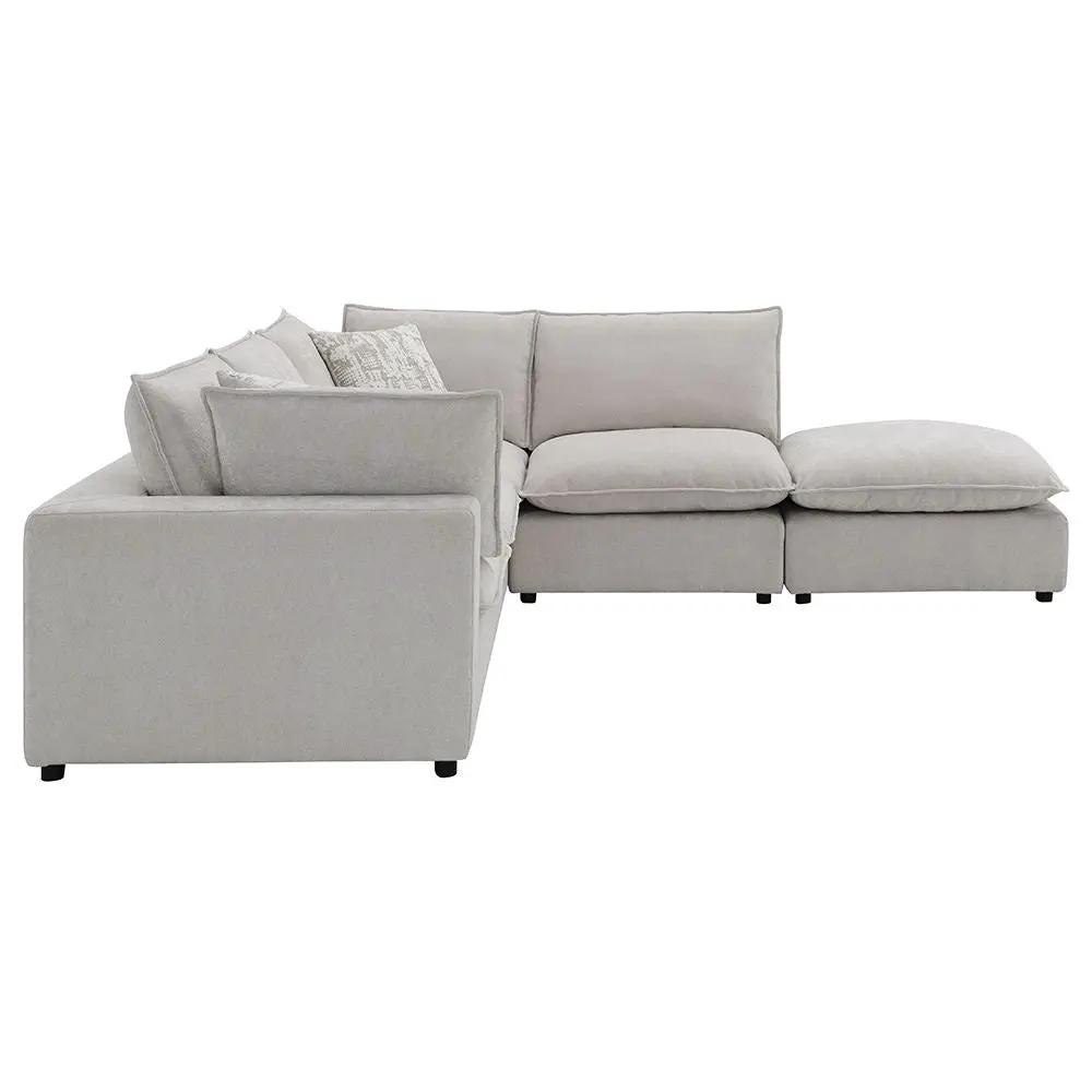 Marisa - Modular Ottoman - Beige Boucle by Unique Piece Furniture