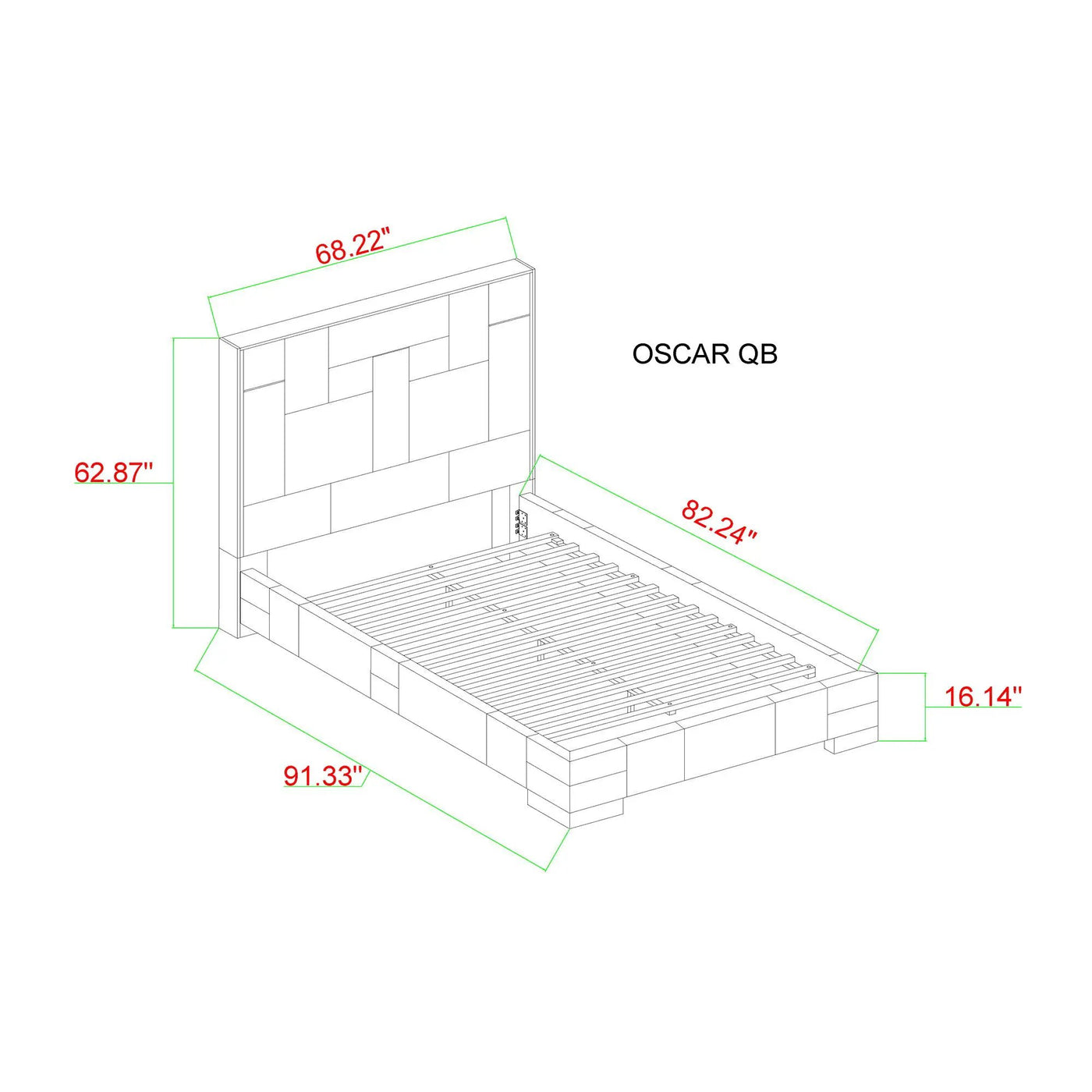 Yaris - Contemporary Bed With Wireless Charging And LED Lights by HouseOfZazla
