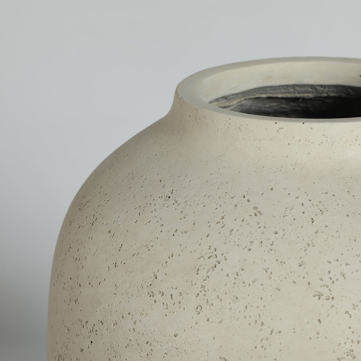 Large Round Concrete Planter, photo 9 of 10