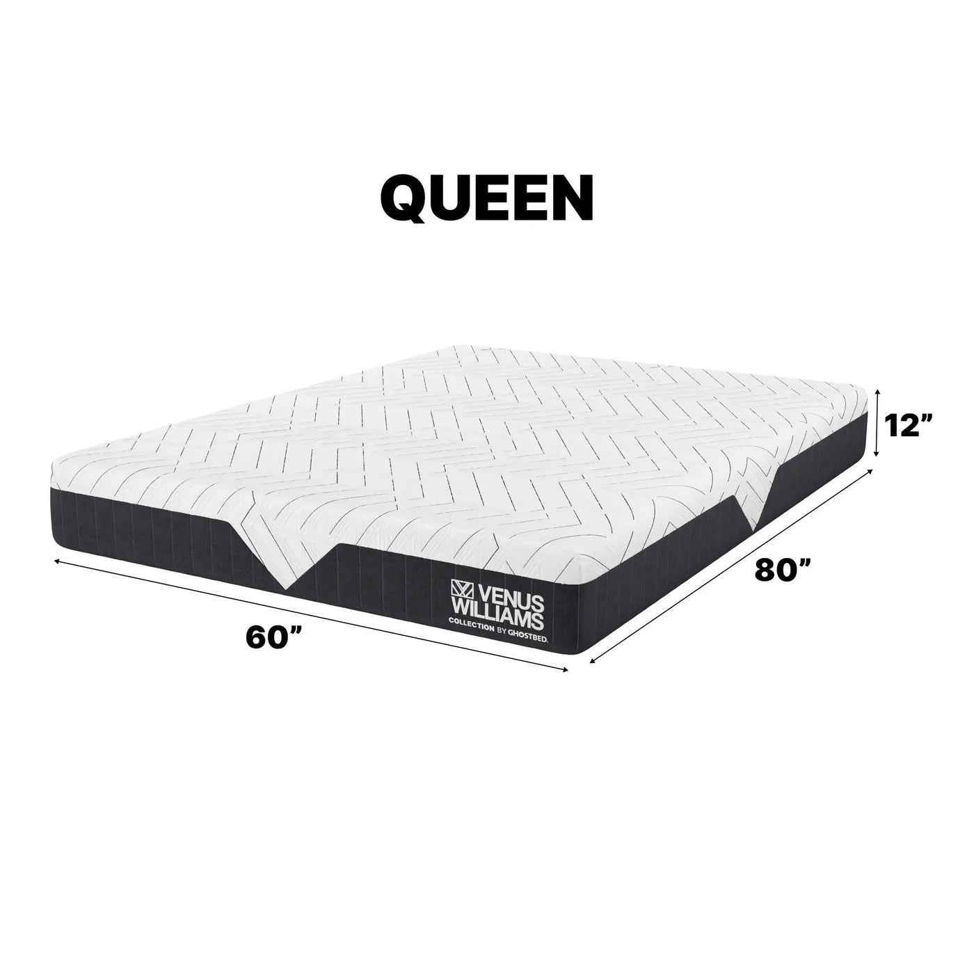 Venus Williams Legend - 12" Foam Mattress Foam With Far Infrared Technology by HouseOfZazla