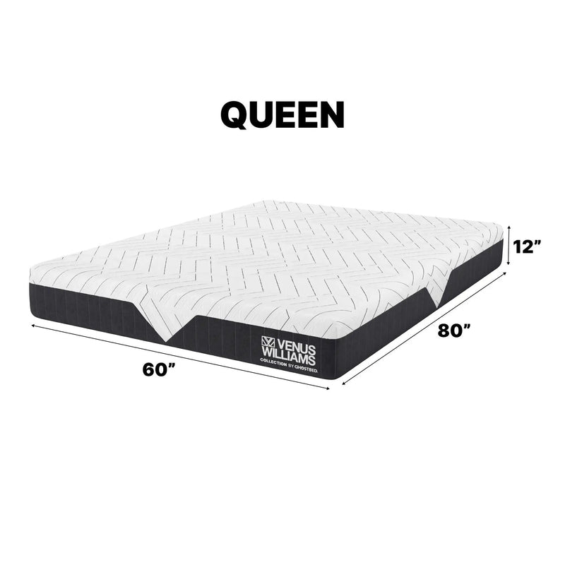 Venus Williams Legend - 12" Foam Mattress Foam With Far Infrared Technology by HouseOfZazla