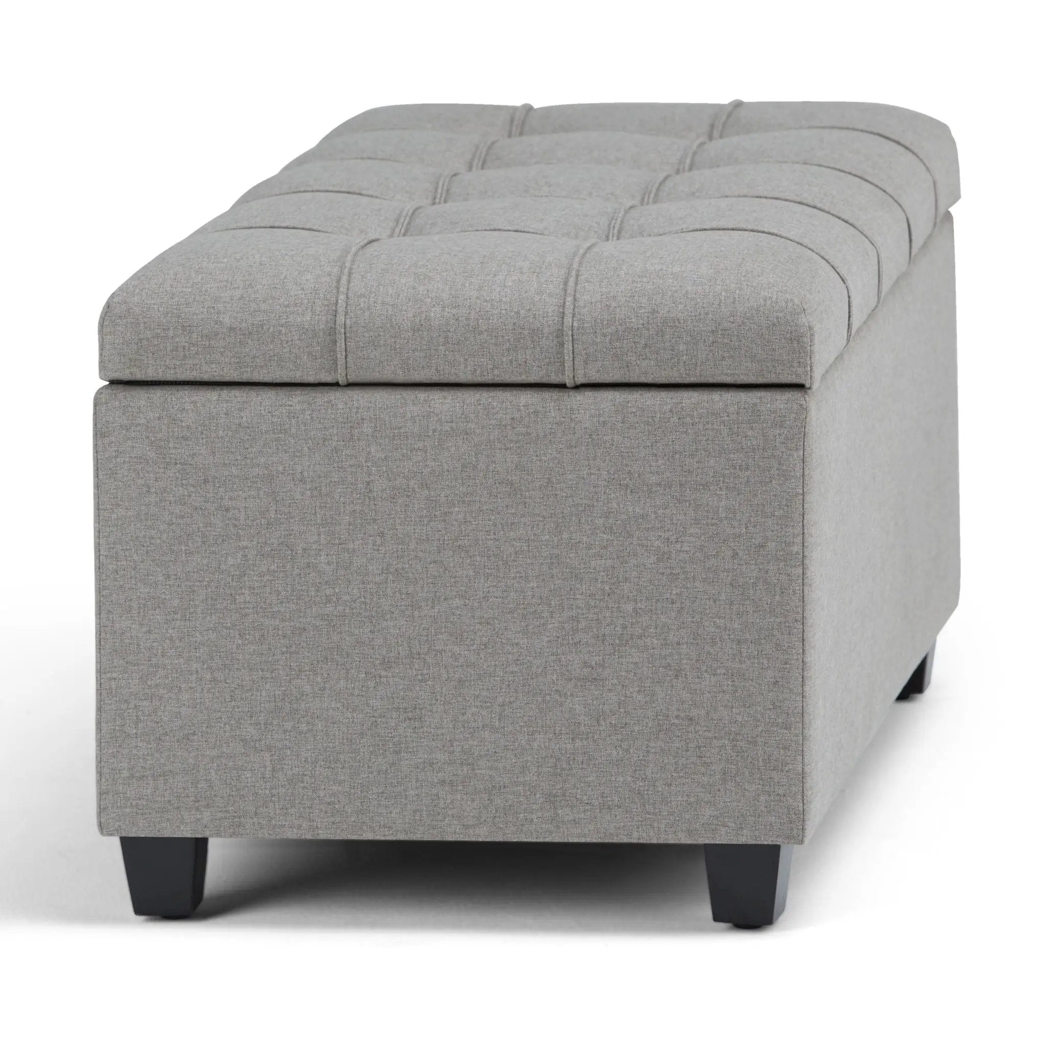 Sienna - Upholstered Storage Ottoman Bench by HouseOfZazla