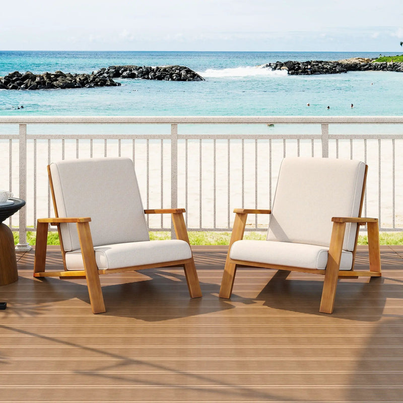 Outdoor Patio Lounge Chair Set of 2 by HouseOfZazla