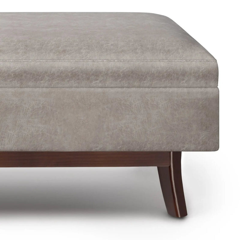 Owen - Upholstered Rectangular Storage Ottoman by HouseOfZazla