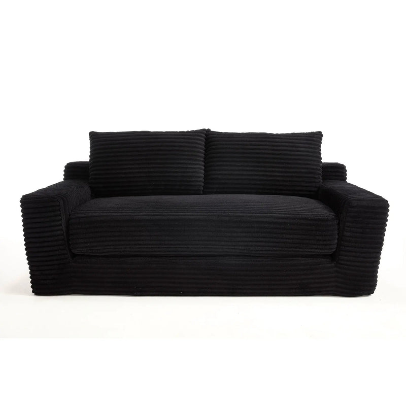 Convertible Loveseat Sofa Bed With Memory Foam & Steel Frame by Unique Piece Furniture