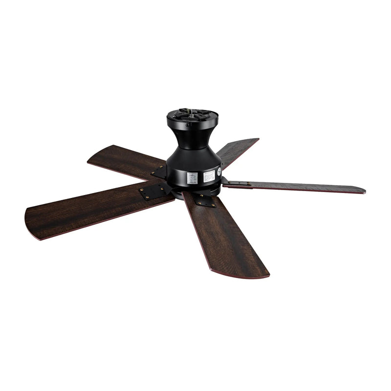 42 Inch Low Profile Ceiling Fan with Light and Remote Control by HouseOfZazla
