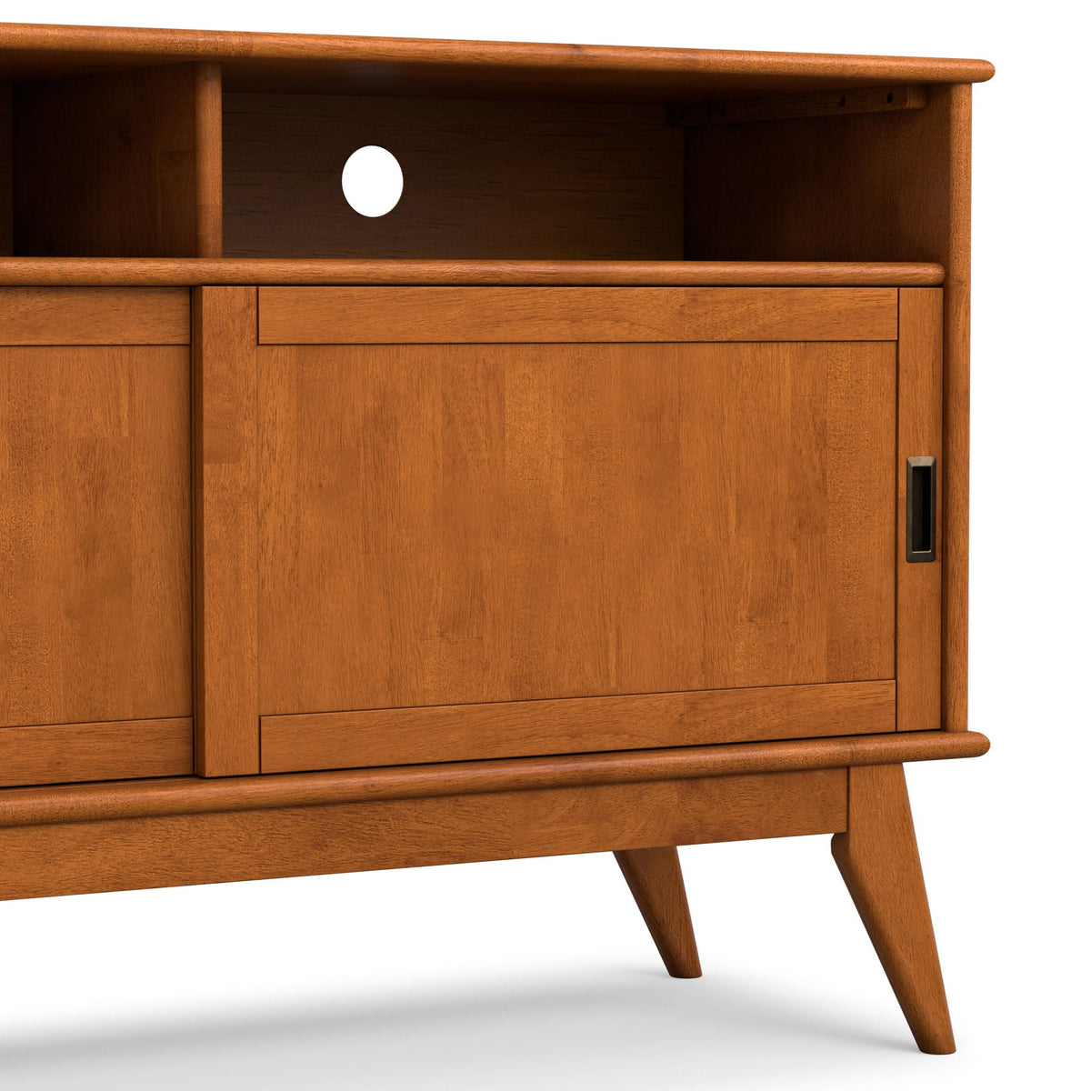 Draper - Handcrafted Mid Century Low TV Media Stand, photo 21 of 40