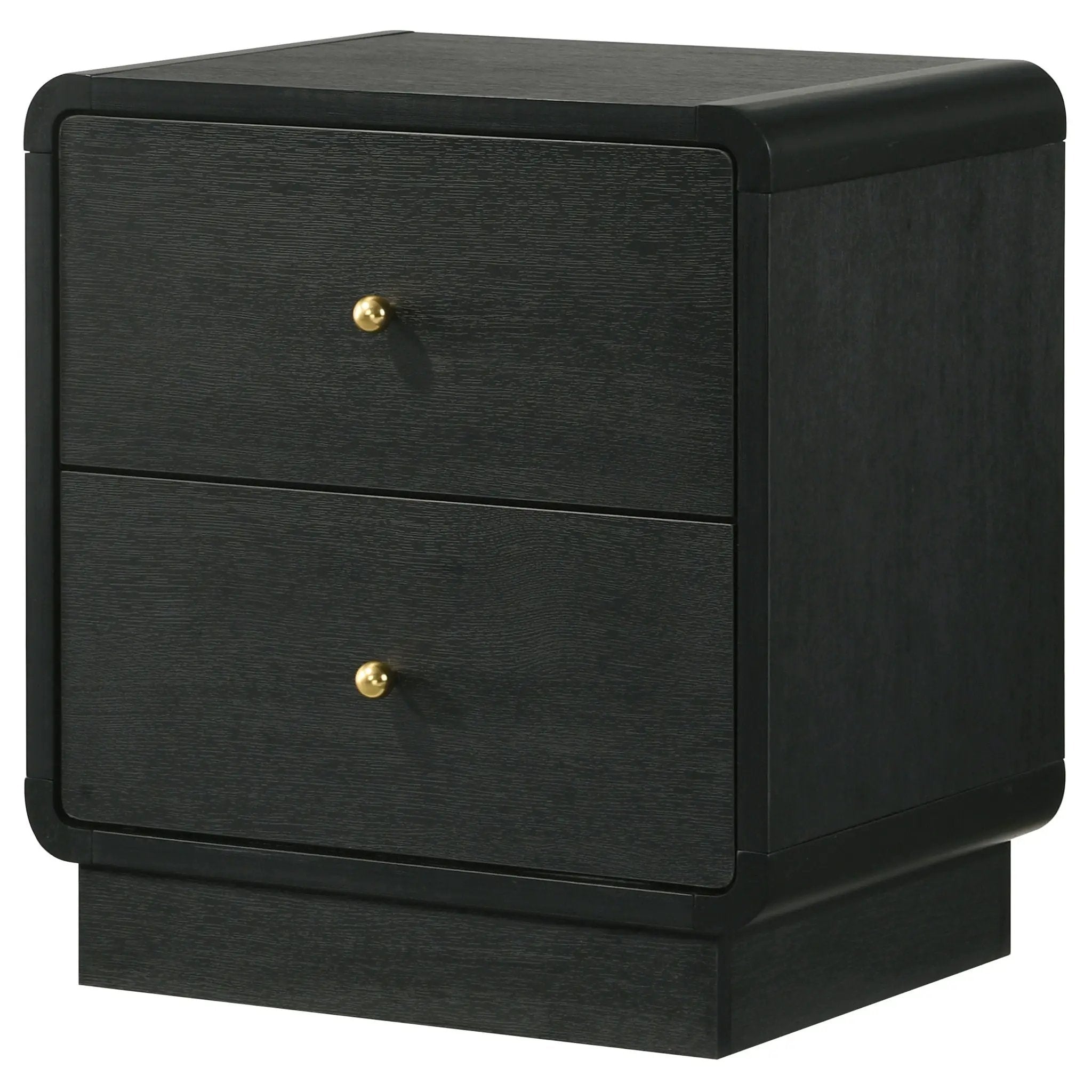 Cavelle 2-drawer Nightstand Bedside Table Black by Unique Piece Furniture