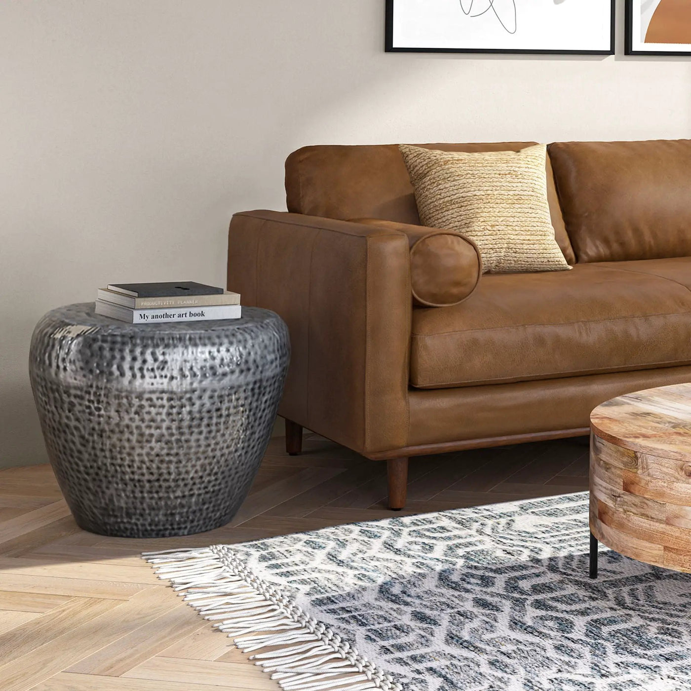 Preston - Handcrafted Metal Side Table by HouseOfZazla