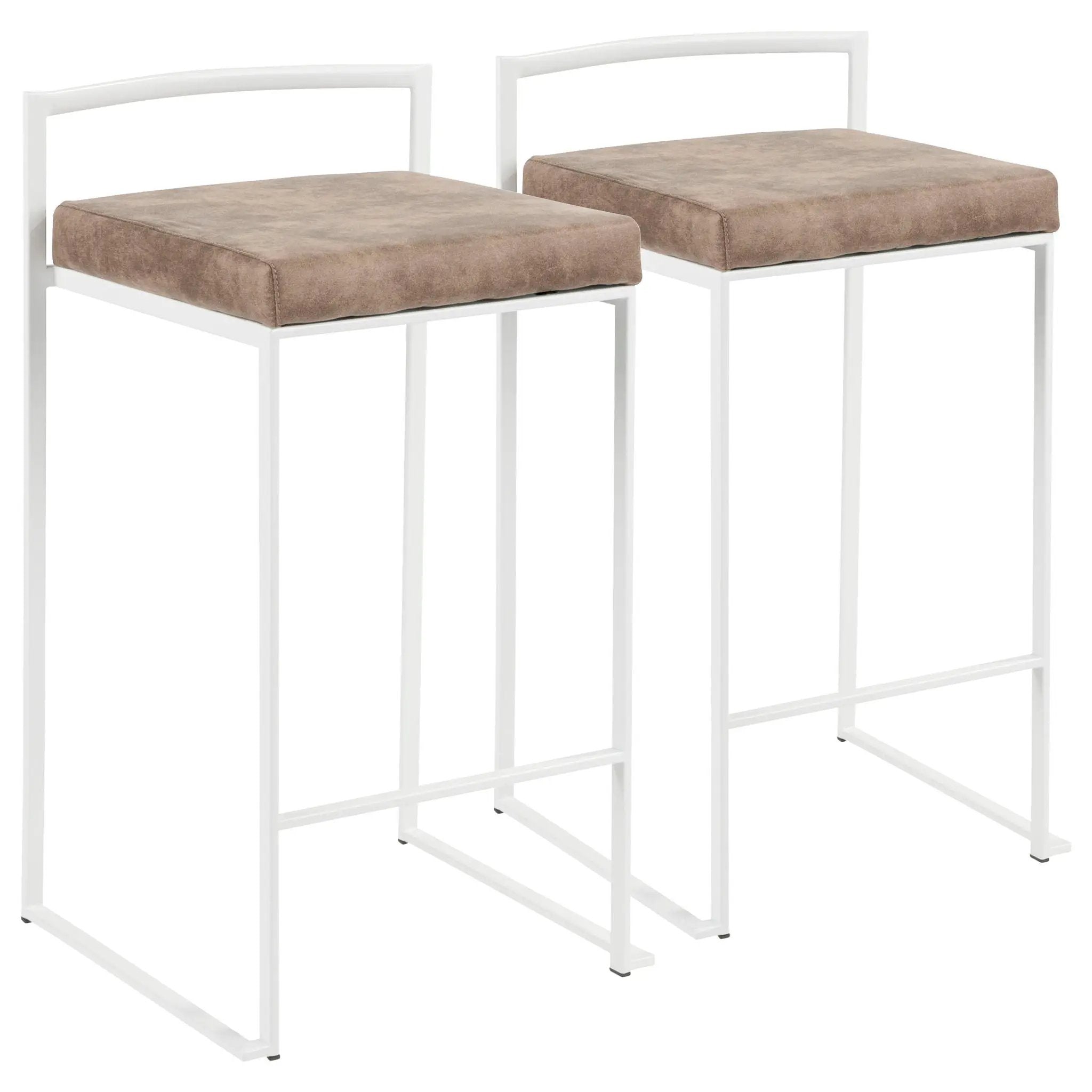 Fuji - Simple Elegance, Contemporary Stackable Counter Stool by Unique Piece Furniture
