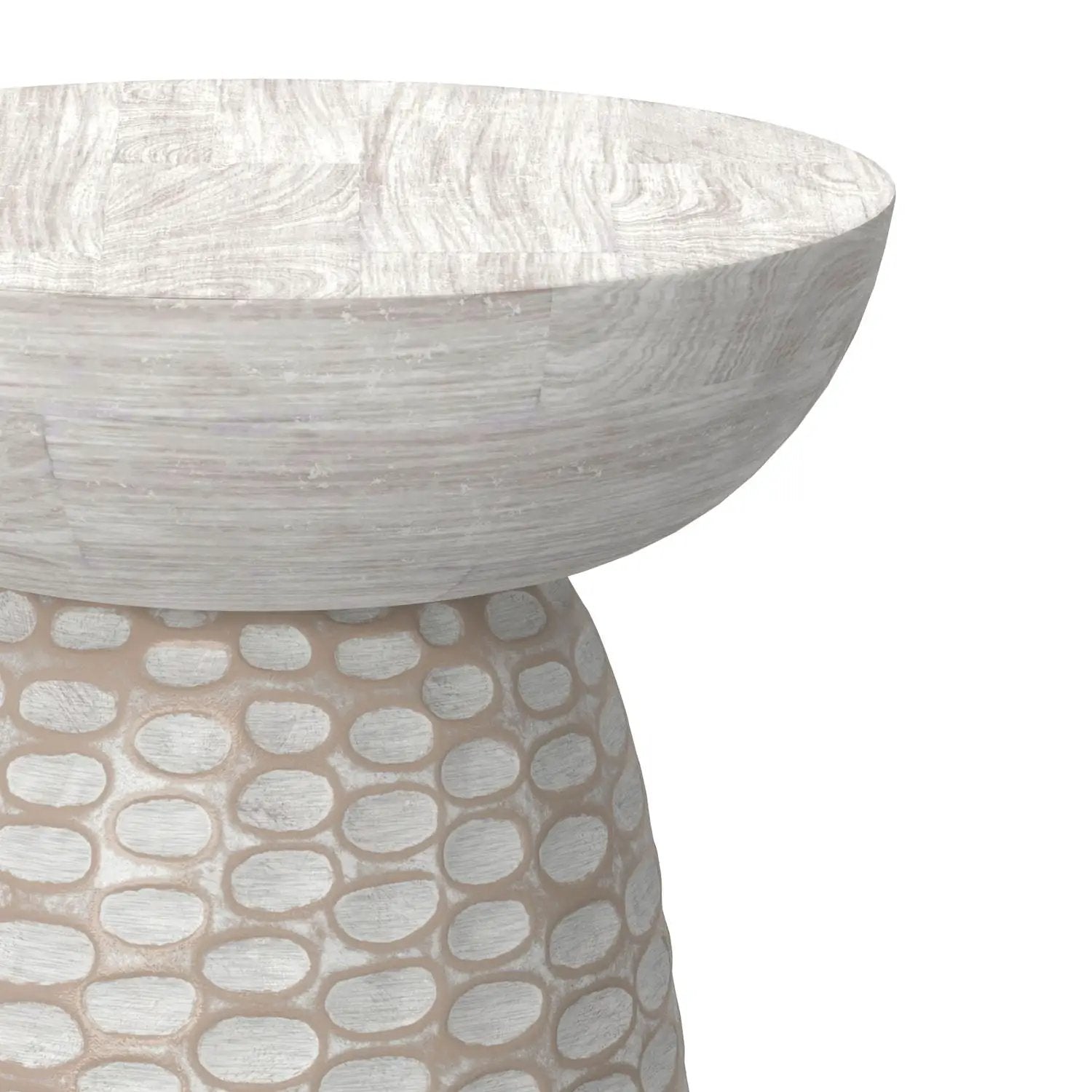 Boyd - Accent Table - White Wash by HouseOfZazla