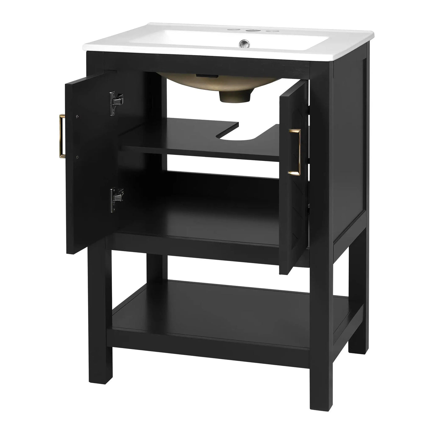 Modern Bathroom Vanity With Elegant Twill Design by HouseOfZazla