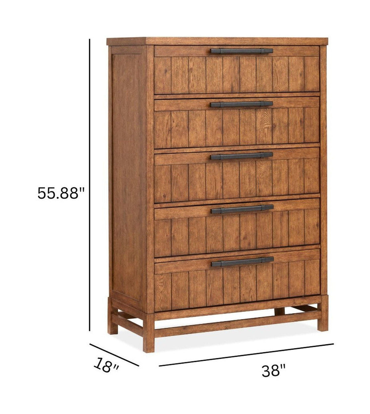Conway - Drawer Chest - Honey Wheat, photo 6 of 6