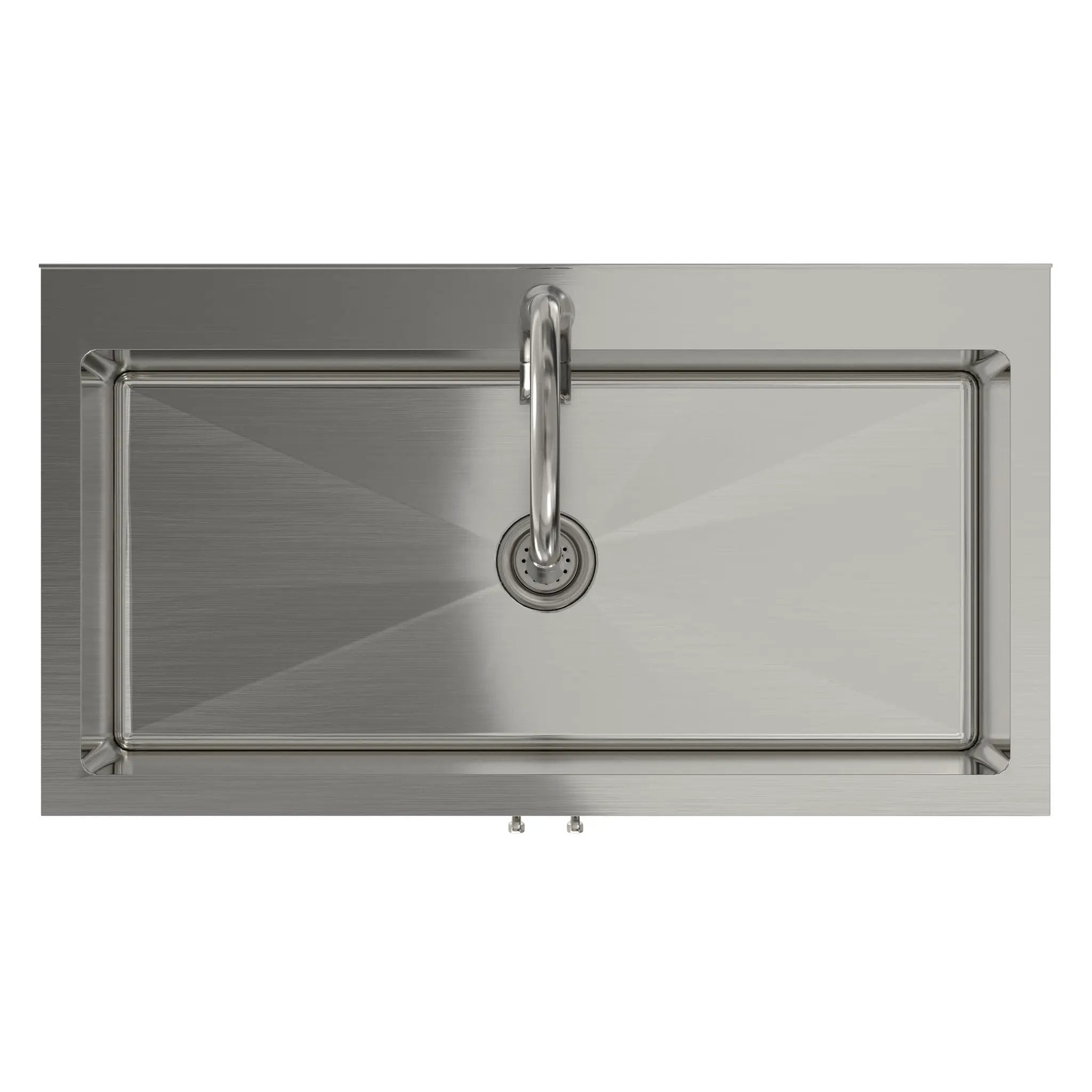 Reed - Deluxe Laundry Cabinet With Pull-Out Faucet And Stainless Steel Sink by HouseOfZazla