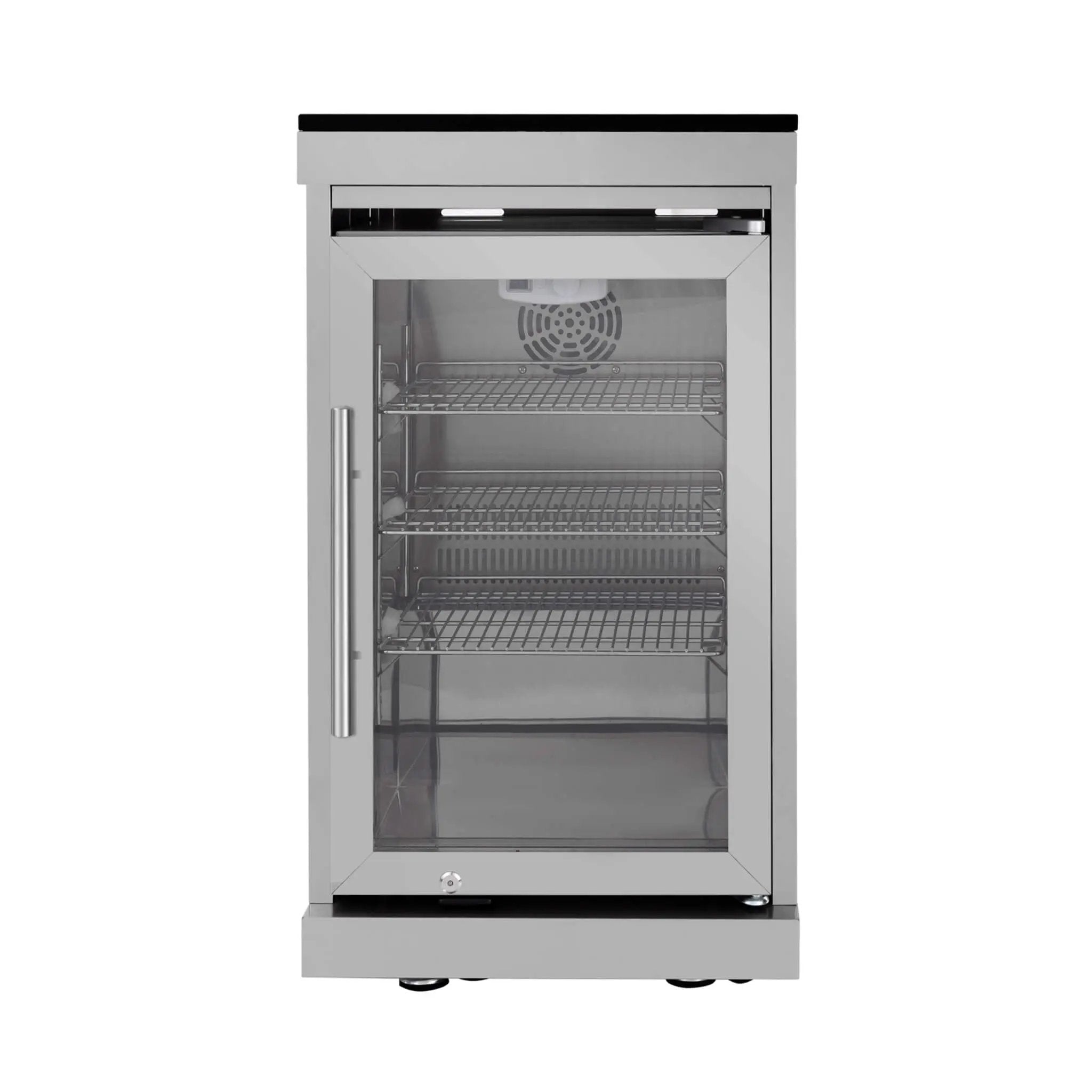 Castelle Flame Astoria 94-Inch 6-Burner 85K BTU Outdoor Kitchen Grill Island With Wine Cooler, Rotisserie, Cabinets, And Granite Countertops (SAK68014) by SAKSBY WHOLESALE