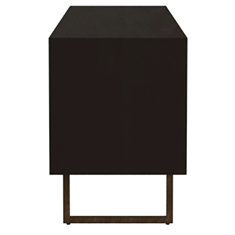 Marsden 2-door Mango Wood 70-inch TV Stand Charcoal Black by Unique Piece Furniture